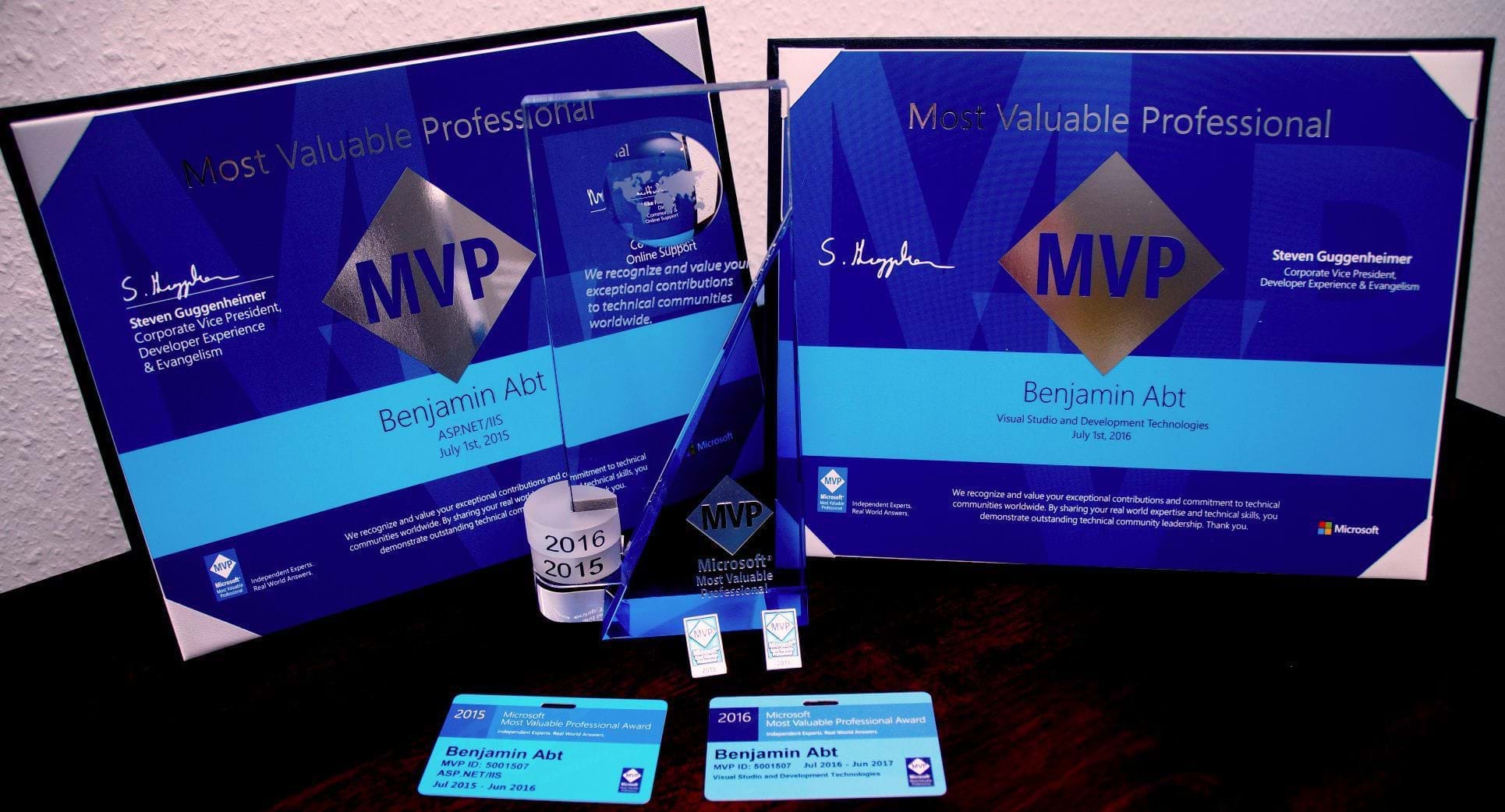 Unboxing Microsoft MVP Award 2016