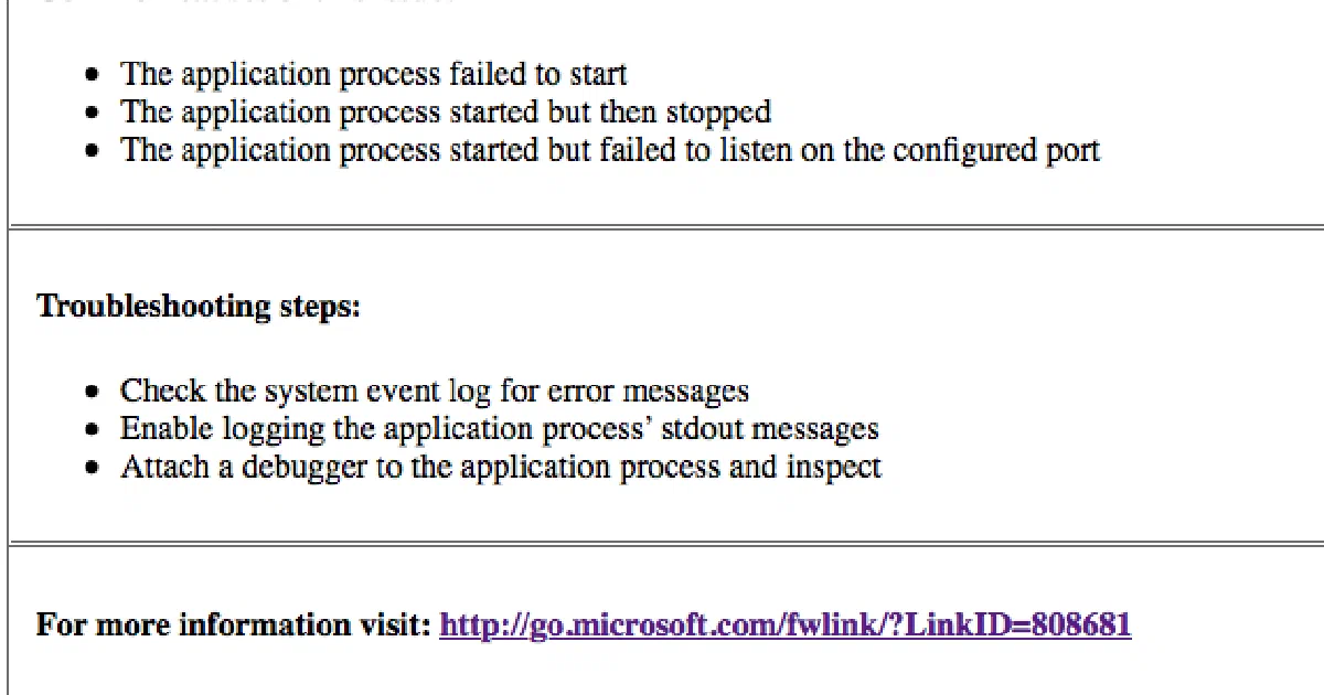 ASP.NET Core 2.0 Upgrade causes HTTP 502