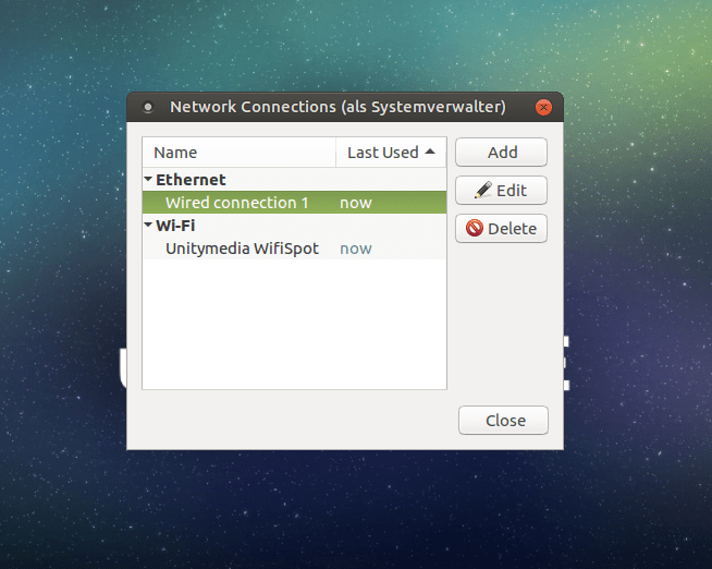 Ubuntu Mate Connected State