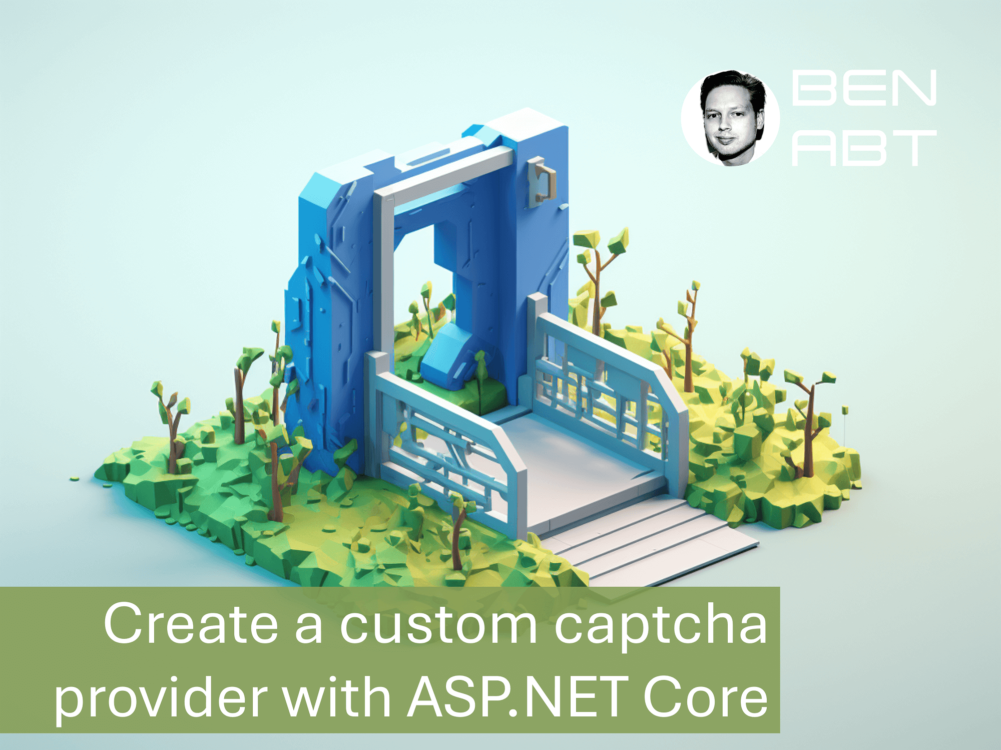 Create a custom captcha provider with ASP.NET Core