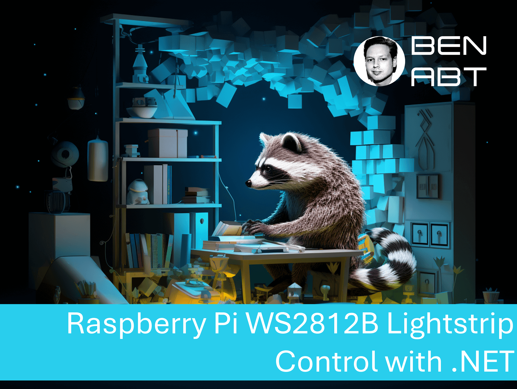 Raspberry Pi WS2812B Lightstrip Control with .NET
