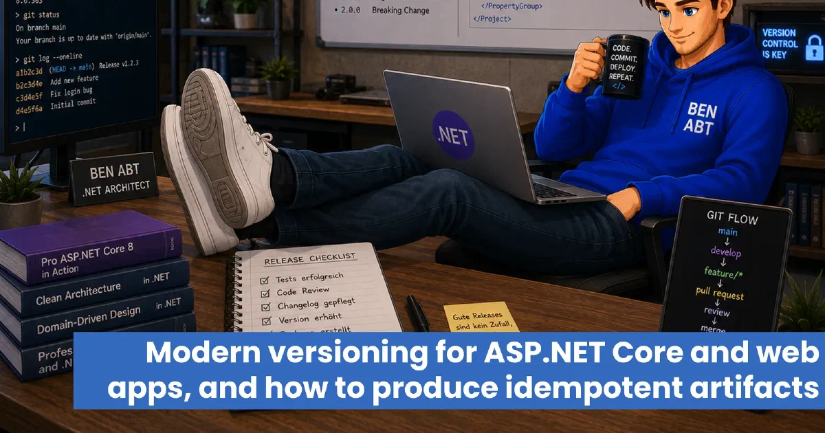 Modern versioning for ASP.NET Core and web apps and how to produce idempotent artifacts